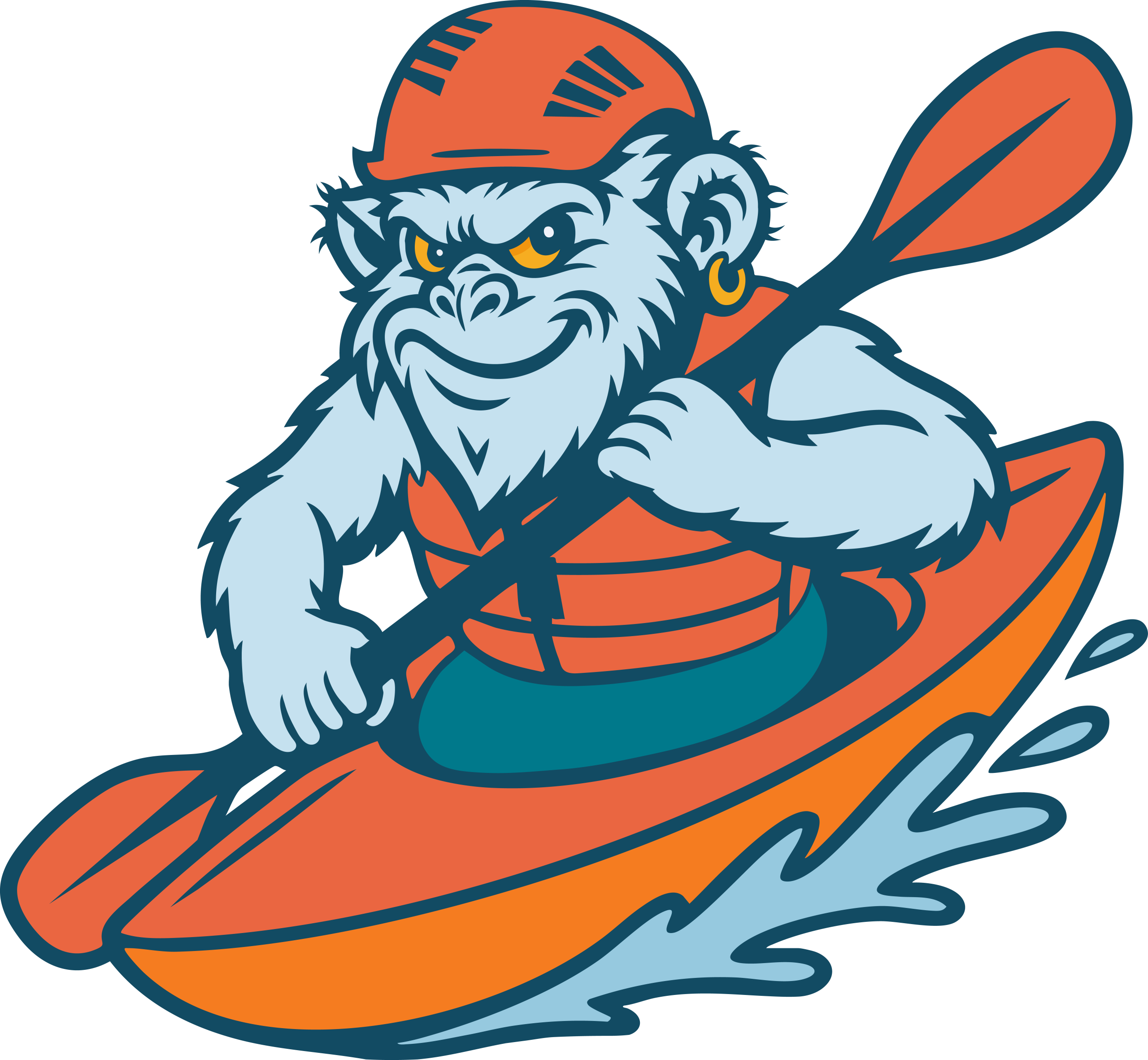 Mascotte Yeti Kayak Mascotte Yeti Kayak